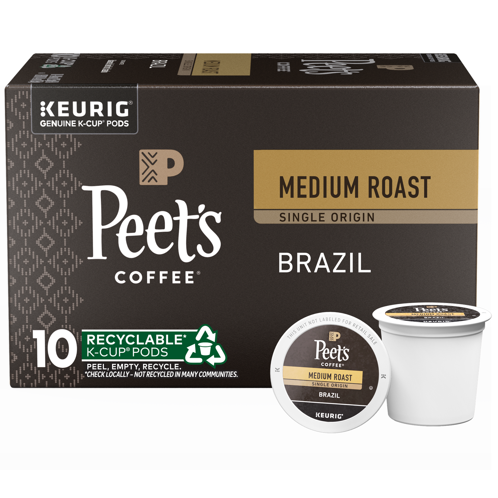 Single Origin Brazil K-Cup® Pods