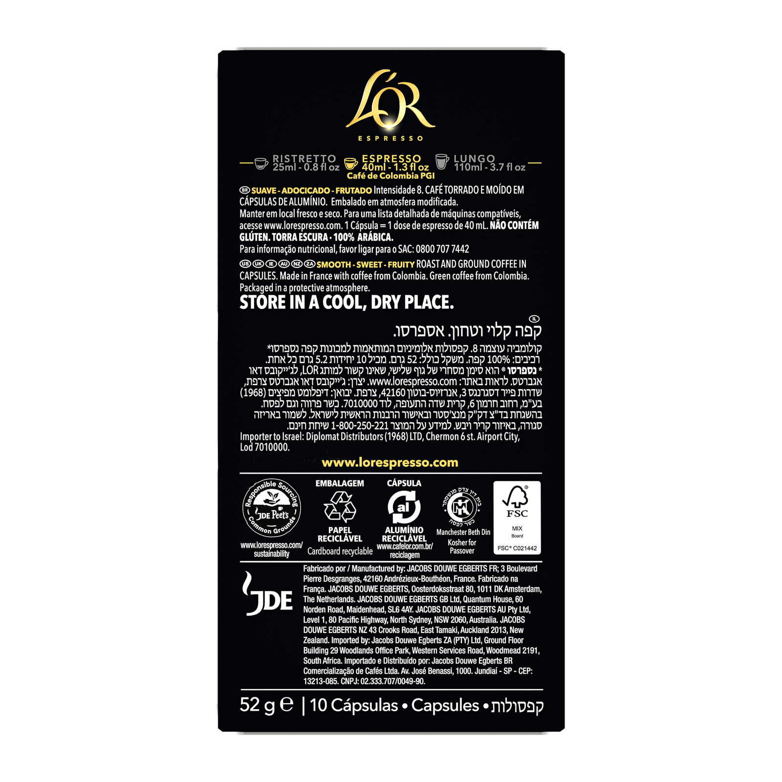 L'OR Colombia Espresso Capsules - Image 7