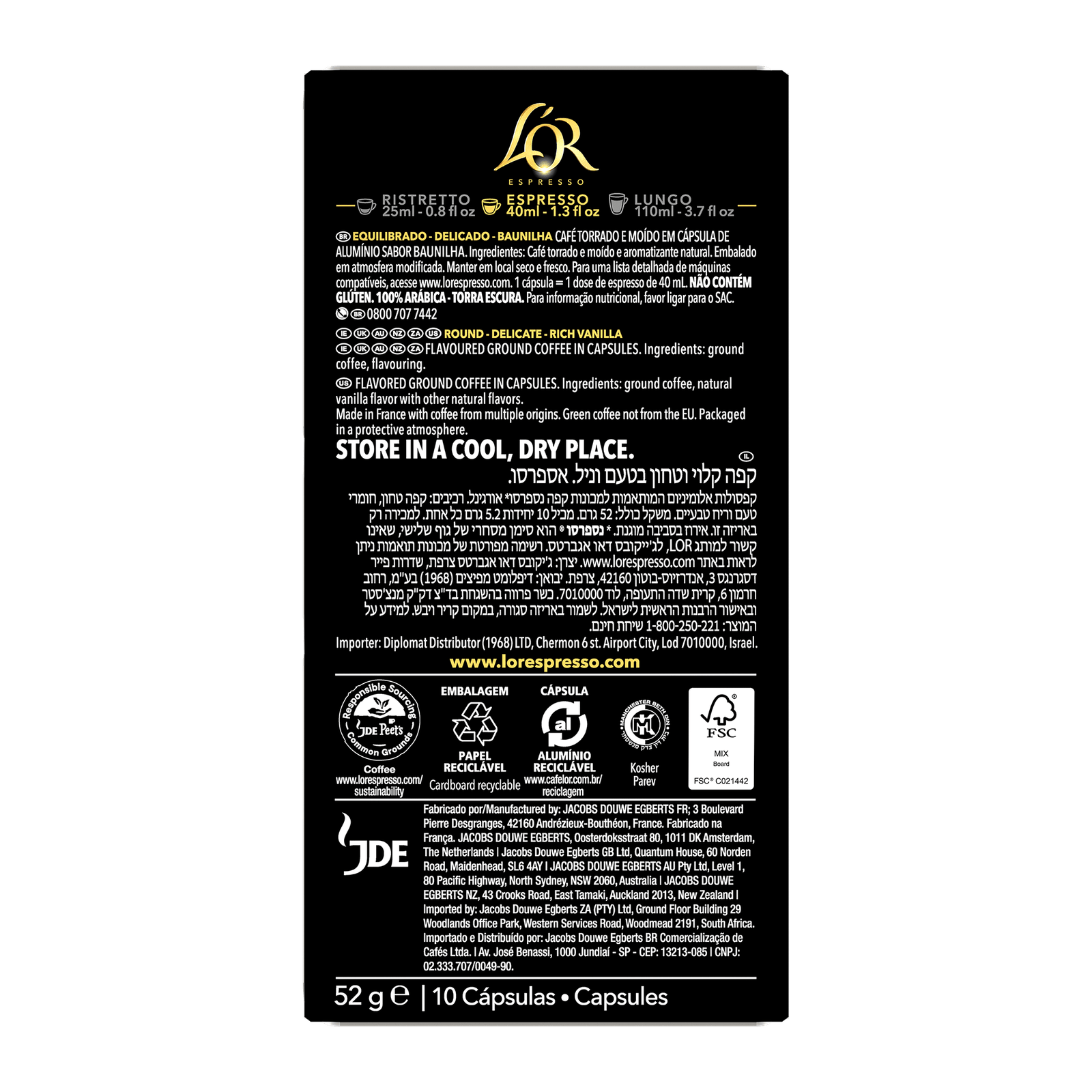 L'OR Vanilla Espresso Capsules - Image 6