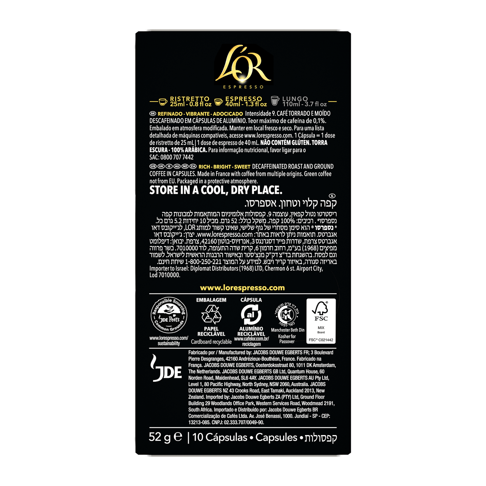 L'OR Ristretto Espresso Capsules - Image 7